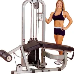 Body-Solid Leg Curl Machine, 310 lb Black
