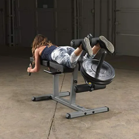 Body-Solid Leg Extension & Leg Curl Machine Grey/Black