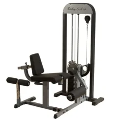 Body-Solid Leg Extension and Curl Machine with 310 lb Weight Stack Grey/Black