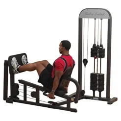 Body-Solid Leg Press Machine 210-Pound Stack Home Gym Black