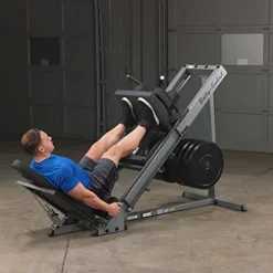 Body-Solid Leg Press/Hack Squat Machine (GLPH1100) Silver/Black