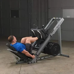 Body-Solid Leg Press/Hack Squat Machine (GLPH1100) Silver/Black