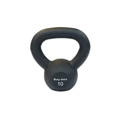 Body-Solid Matte Black Kettlebell Set 5-50 lbs with Kettle Grip Handle