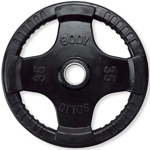 Body-Solid Olympic Weight Plates 455lbs Set Black