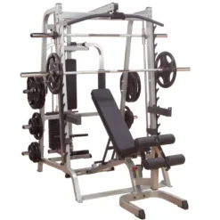 Body-Solid Precise 7° Angle Smith Machine Home Gym Gray