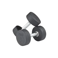 Body-Solid Premium Dumbbell Set with Vertical Rack & Mat 5-30 lb