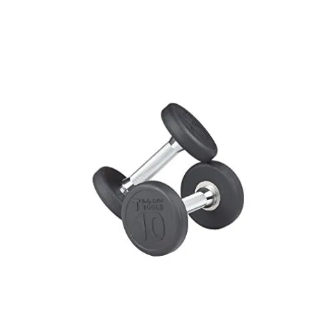 Body-Solid Premium Dumbbell Set with Vertical Rack & Mat 5-30 lb