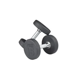 Body-Solid Premium Dumbbell Set with Vertical Rack & Mat 5-30 lb