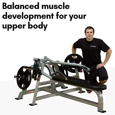 Body-Solid Pro Clubline Adjustable Leverage Bench Press Black