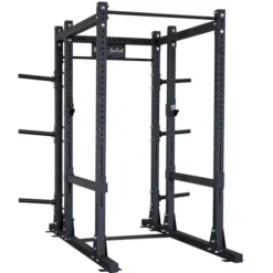 Body-Solid Pro ClubLine Power Rack with Rear Extension Black