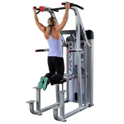 Body-Solid Pro Clubline Series II Assisted Chin and Dip Machine Gray