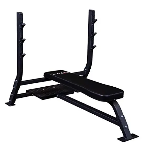 Body-Solid Pro Clubline SOFB250 Flat Olympic Bench Black