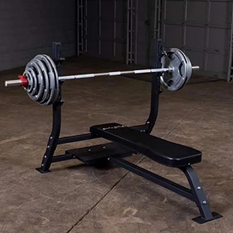 Body-Solid Pro Clubline SOFB250 Flat Olympic Bench Black