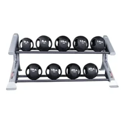 Body-Solid Pro Clubline 2-Tier Medicine Ball Rack Grey/Black