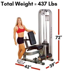 Body-Solid ProClubLine Leg Extension Machine Black