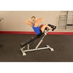 Body-Solid SAB500 Pro Clubline Ab/Hyper Bench Gray