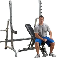 Body-Solid SDIB370 Olympic Press System Grey/Black