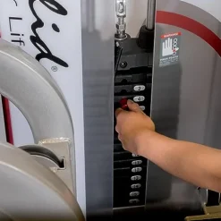 Body-Solid S2LEC Leg Extension & Leg Curl Machine Silver