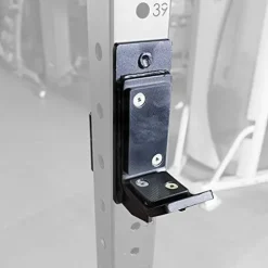 Body-Solid SPR500 Half Cage Power Rack with ProClub Adjustable Weight Bench Black