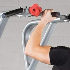 Body-Solid SVKR1000 Pro Clubline Vertical Knee Raise Chin Dip Gray