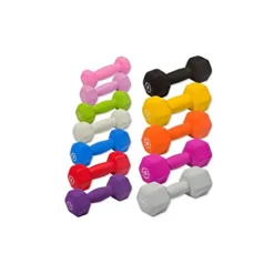 Body-Solid Vinyl Dumbbell Set Complete Set