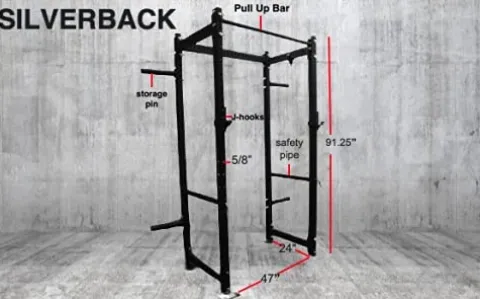 Bolt Fitness Supply LS Silverback 24” Full Power Rack