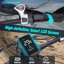 Bopzin Folding Electric Bike for Adults – Dual Motor 2000W 31MPH Ebike 20”-2000W 48V 23AH -Foldable