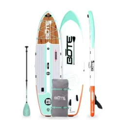 BOTE 10′ FT 8″ Breeze Aero Inflatable Stand Up Paddle Board Classic Mangrove