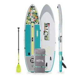 BOTE 11′ FT 6″ Breeze Aero Inflatable Stand Up Paddle Board Native Floral Cuda
