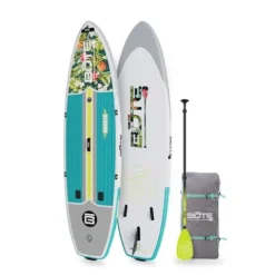 BOTE 11′ FT 6″ Breeze Aero Inflatable Stand Up Paddle Board Native Floral Cuda