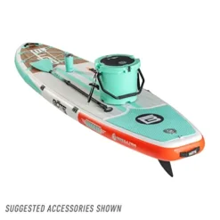 BOTE 10 FT 8″ Breeze Aero Inflatable Stand Up Paddle Board Classic Cypress