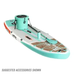 BOTE 10 FT 8″ Breeze Aero Inflatable Stand Up Paddle Board Classic Cypress