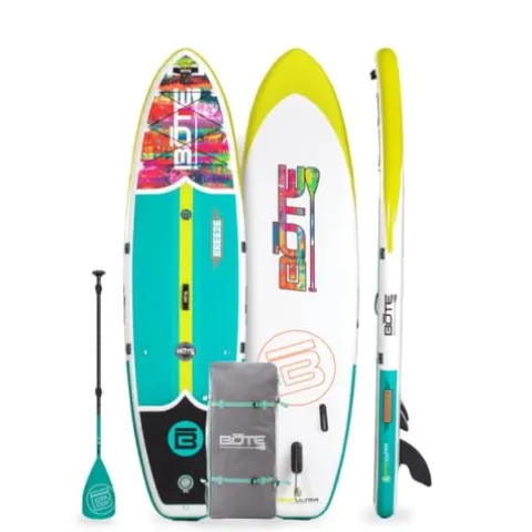 BOTE 10′ FT 8″ Breeze Aero Inflatable Stand Up Paddle Board Native Spectrum