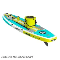 BOTE 10′ FT 8″ Breeze Aero Inflatable Stand Up Paddle Board Full Trax Citron