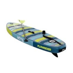 BOTE 8′ FT Flow Rider Aero Inflatable Stand Up Paddle Board Hybrid Kayak Kit Native Rips