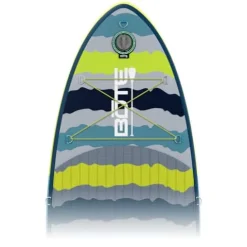 BOTE 8′ FT Flow Rider Aero Inflatable Stand Up Paddle Board Hybrid Kayak Kit Native Rips