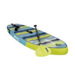 BOTE 8′ FT Flow Rider Aero Inflatable Stand Up Paddle Board Hybrid Kayak Kit Native Rips