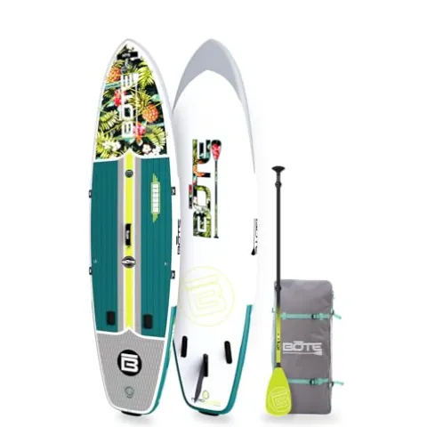 BOTE Breeze Aero Inflatable Paddle Board 10’8″ MAGNEPod Native Floral Cuda