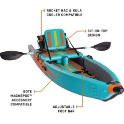 BOTE Deus Aero Inflatable MagnePod Compatible Kayak Native Aqua