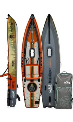 BOTE Lono Aero Inflatable Kayak Convertible Stand Up Paddle Board Bug Slinger Backwater