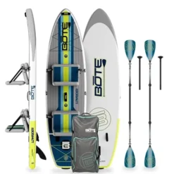 BOTE Low Rider Aero Inflatable Stand Up Paddle Board MAGNEPod Blow Up iSUP Full Trax Navy