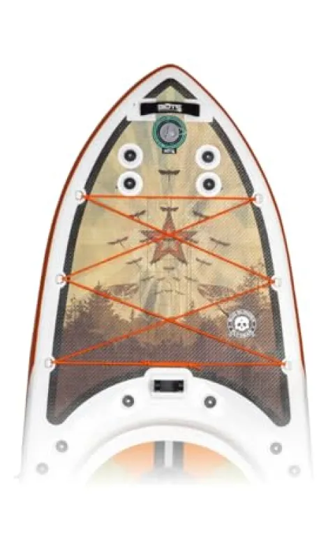 BOTE Rackham Aero Inflatable Stand Up Fishing Paddle Board Bug Slinger Backwater