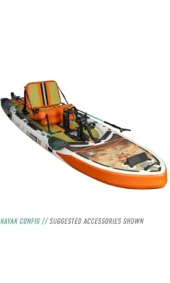 BOTE Rackham Aero Inflatable Stand Up Fishing Paddle Board Bug Slinger Backwater