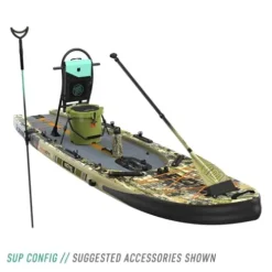 BOTE Rackham Aero Inflatable Fishing Paddle Board 12’4″ Verge Camo