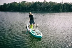 BOTE Rackham Aero Inflatable Stand Up Fishing Paddle Board Full Trax Jade