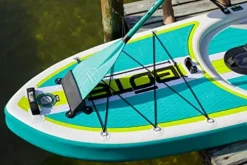 BOTE Rackham Aero Inflatable Stand Up Fishing Paddle Board Full Trax Jade