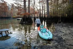 BOTE Zeppelin Aero 12 FT Inflatable Kayak Package Classic Seafoam