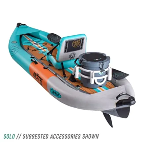 BOTE Zeppelin Aero 12 FT Inflatable Kayak Package Native Aqua