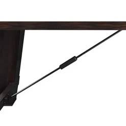 BOWERY HILL Shuffleboard Table Brown Blue Red