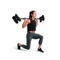 Bowflex SelectTech 2080 Barbell with Curl Bar Black